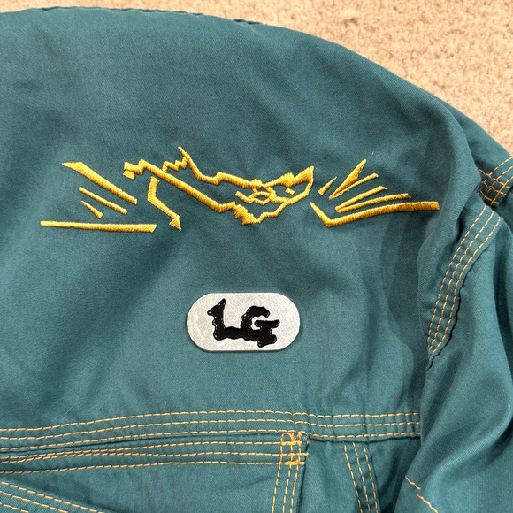 Vintage Lucien Garson Jacket 80's Chic Womens Oversized Size L Shoulder Pads - Picture 11 of 12